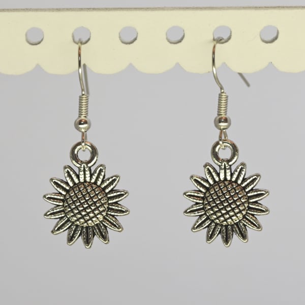 sunflower earrings