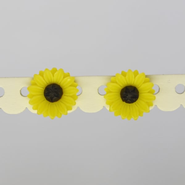 sunflower earrings