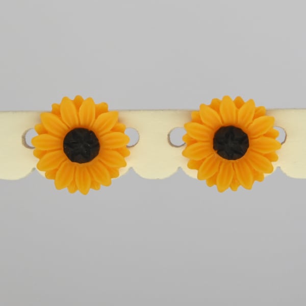 sunflower earrings